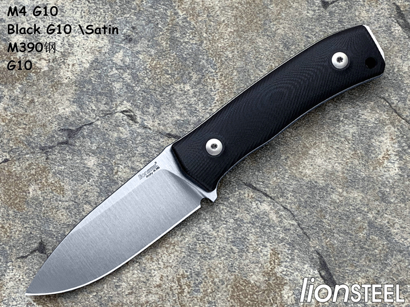 Lion Steel ʨ M4 G10 Black G10 \Satin M390в G10 ֹƤСֱֻ